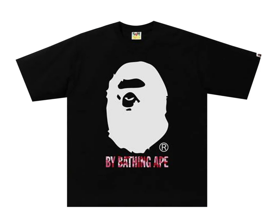 BAPE ABC Camo RLX Tee 'Black/Pink'