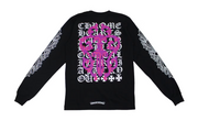 Chrome Hearts Eye Chart Dagger Longsleeve T-shirt Black