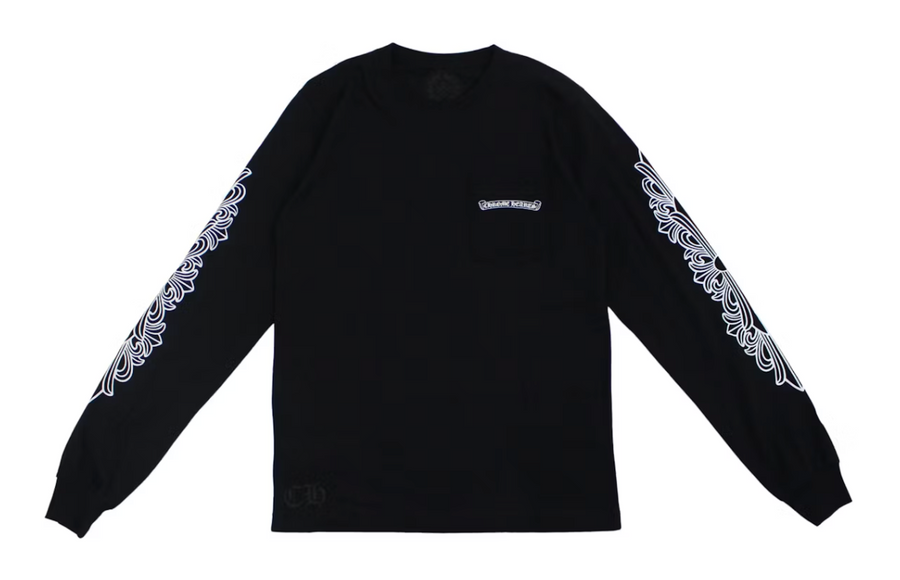 Chrome Hearts Eye Chart Dagger Longsleeve T-shirt Black