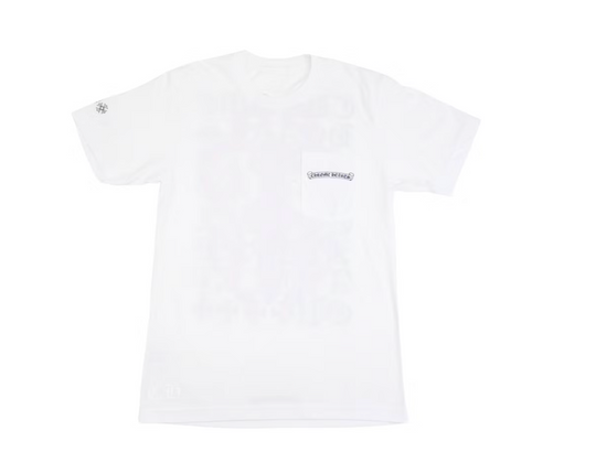 Chrome Hearts Eye Chart Dagger T-shirt White