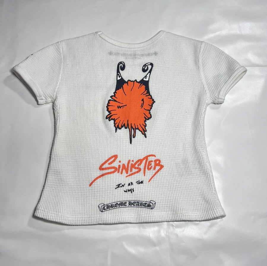 Chrome Hearts Matty Boy Sinister Thermal Crop Top