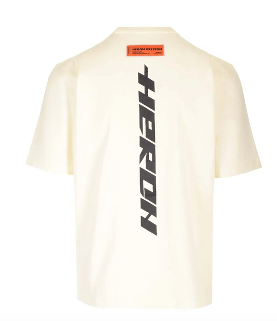 Heron Preston Fly Logo Printed Crewneck T-Shirt