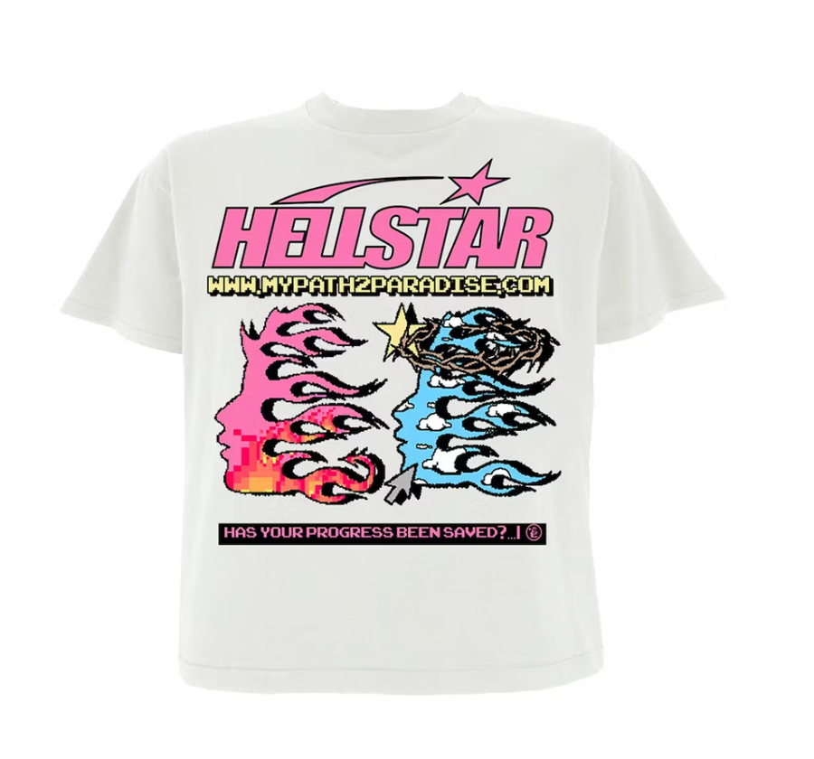 Hellstar Pixel T-Shirt White