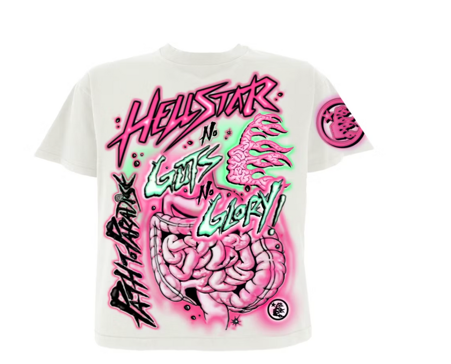 Hellstar No Guts No Glory T-Shirt White
