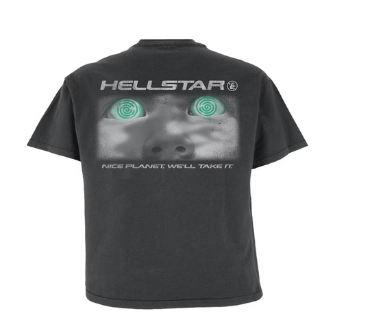 Hellstar Attacks T-Shirt Black