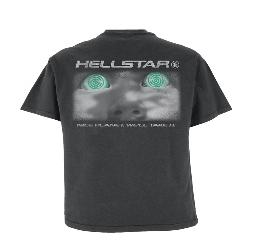 Hellstar Attacks T-Shirt Black