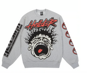 Hellstar Records Crewneck Grey