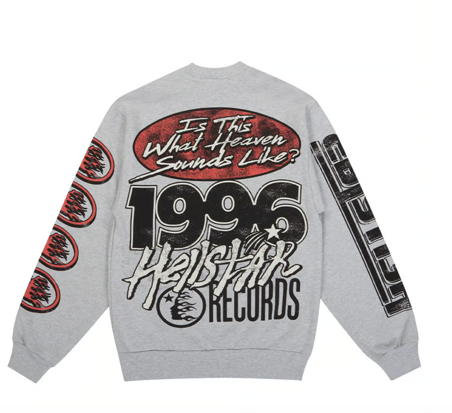 Hellstar Records Crewneck Grey