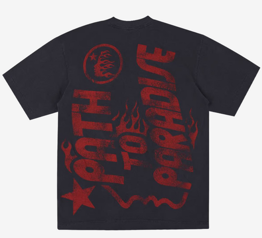 Hellstar Jesus Emblem Tee Vintage Black