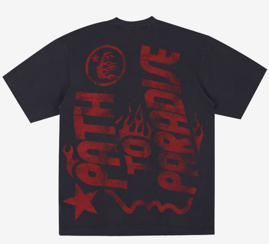 Hellstar Jesus Emblem Tee Vintage Black