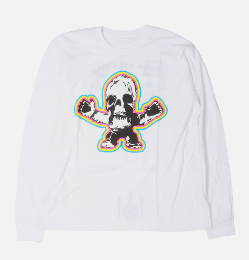 Chrome Hearts Foti Long Sleeve Tee White Rainbow