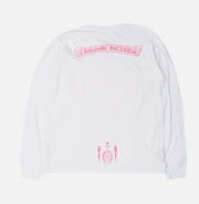 Chrome Hearts Foti Long Sleeve Tee White Pink