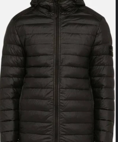 Stone Island Lightweight Hooded Down Jacket Black