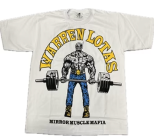 Warren Lotas MMM Deadlift Tee White