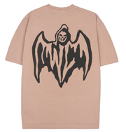 Warren Lotas Reaper Bat Logo Sirocco Brown Tee