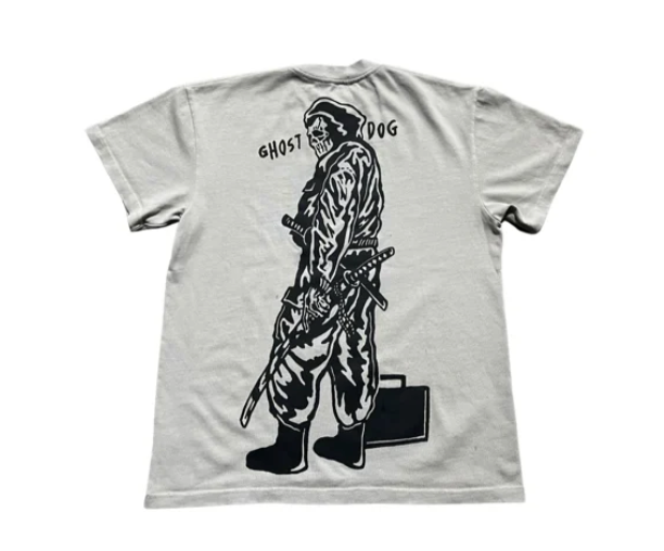 Warren Lotas Ghost Dog Tee Grey