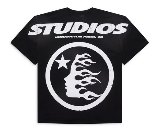 Hellstar Studios Cartoon Logo T-shirt Yellow