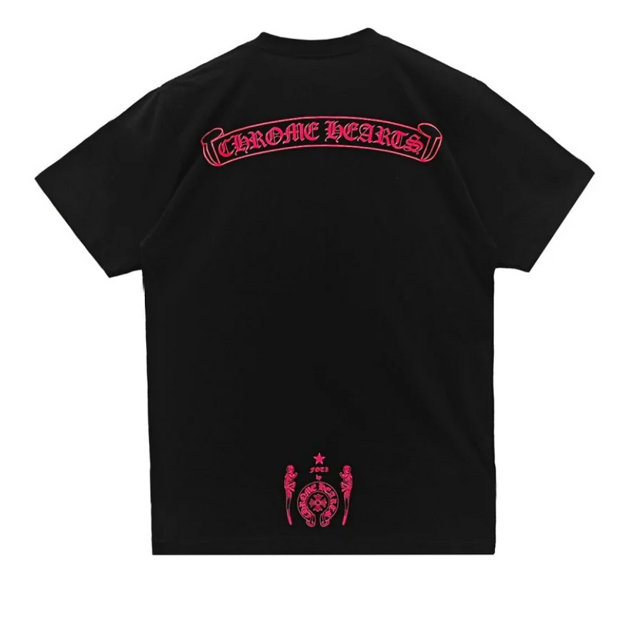 Chrome Hearts Exclusive Foti Tee Black Pink