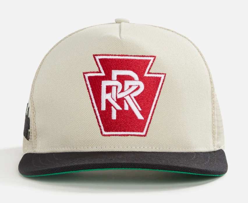 Rhude Triple R Trucker Cap White Red