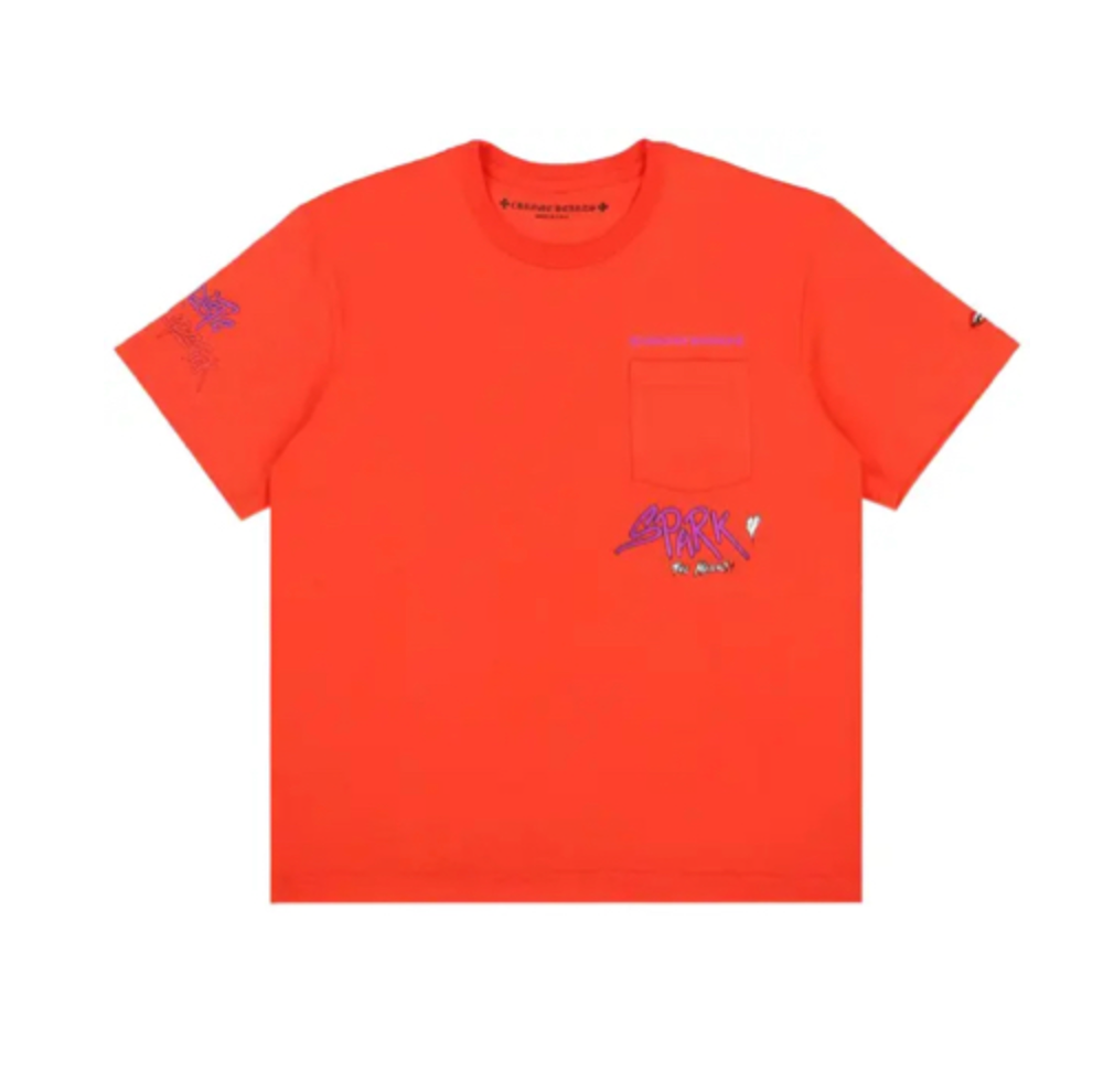 Chrome Hearts Matty Boy Sadistic Lipstick Orange S/S T-Shirt