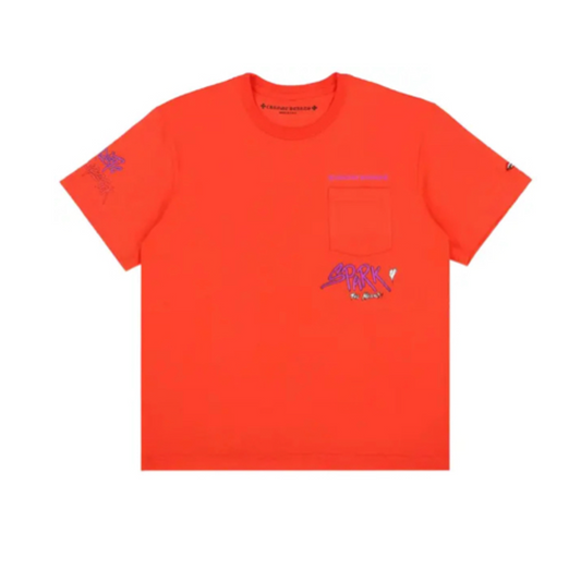 Chrome Hearts Matty Boy Short Sleeve Orange T-Shirt