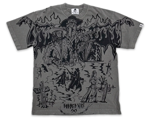 NEW Warren Lotas 'Barbed Wire' T-Shirt MD