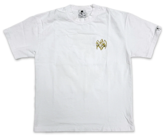 NEW Warren Lotas 'Gold Bat Logo' White T-Shirt MD