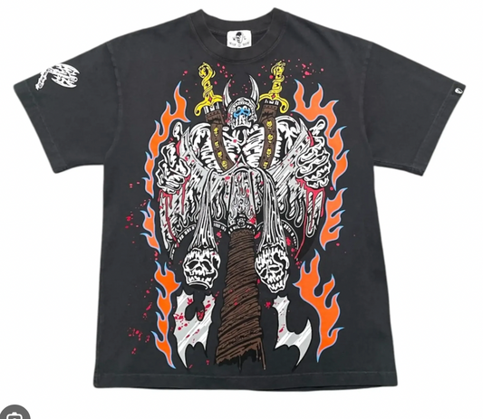 NEW Warren Lotas 'Axe Wielder' Black T-Shirt MD