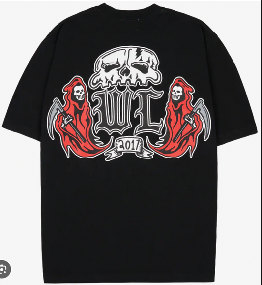 NEW Warren Lotas 'WL Crest' Black T-Shirt MD