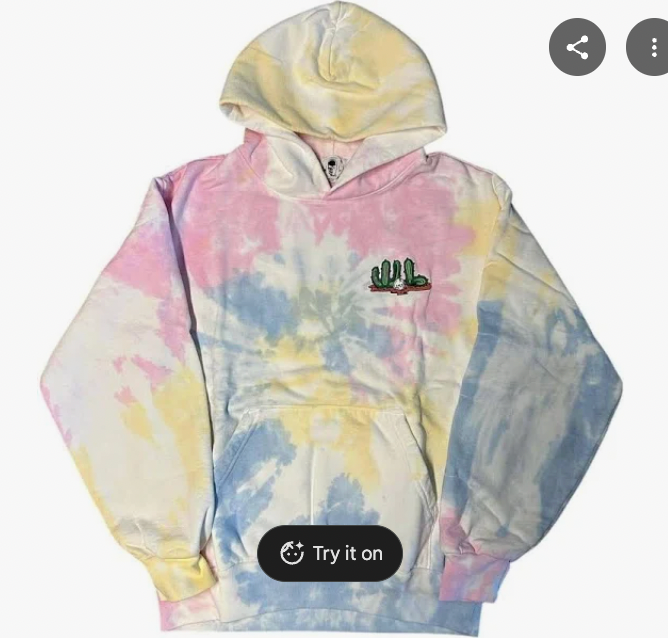 NEW Warren Lotas Las Vegas 'All In' Tie Dye Pullover Hoodie SM