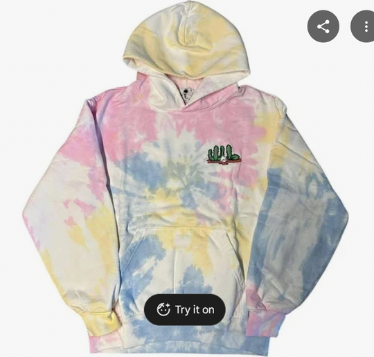 NEW Warren Lotas Las Vegas 'All In' Tie Dye Pullover Hoodie SM