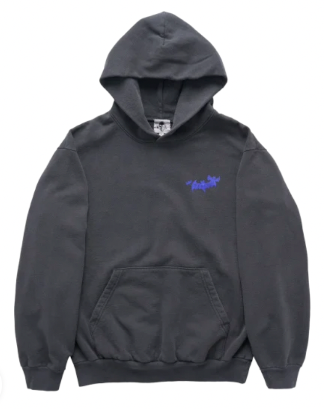 NEW Warren Lotas Exclusive 'Buried Alive' Black Stonewashed Pullover Hoodie XXL