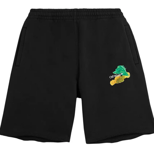 Off-White Brush Air Sweatshorts Black Multi-Color SM