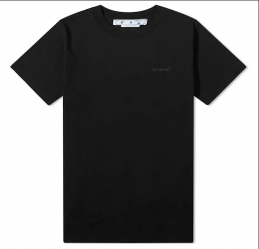 Off-White Diagonal Tab Slim Black T-Shirt MD
