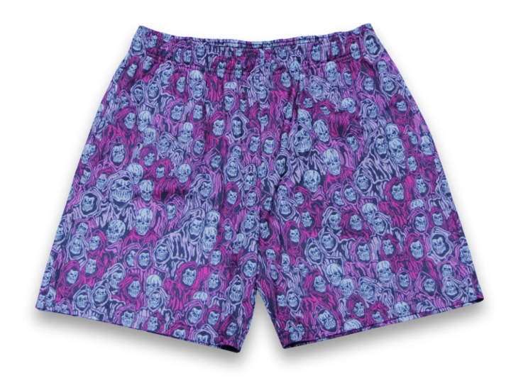 NEW Warren Lotas 'Purple Reaper' Camo Mesh Shorts MD