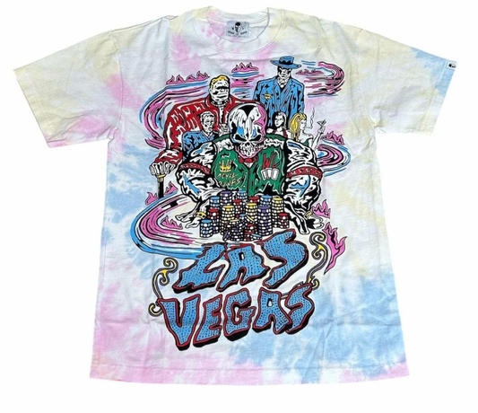 NEW Warren Lotas Exclusive Las Vegas 'All In' Tie Dye T-Shirt SM