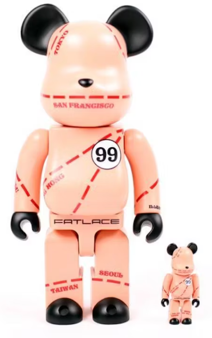 Limited Edition Bearbrick x Illest x Medicom 100% & 400% Figure Set