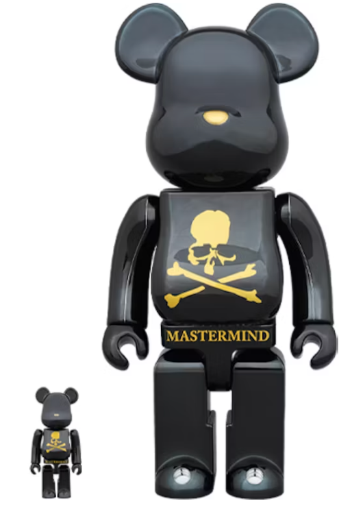 Limited Edition Bearbrick X MASTERMIND WORLD 100% & 400% Set