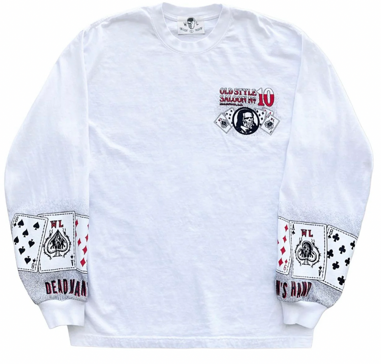 Warren Lotas 'Deadman's Hand' Long Sleeve Shirt XL (Gently Used with Tags)