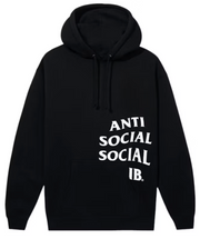 Anti Social Social Club Cut Off Logo Black Hoodie MD