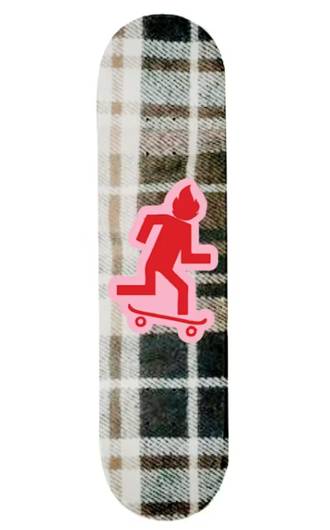 Travis Scott Exclusive Cactus Jack Plaid Skateboard Deck