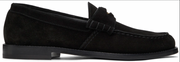 RHUDE Authentic Men's Slip On Black Velour Penny Loafer Size 7M MSRP $595