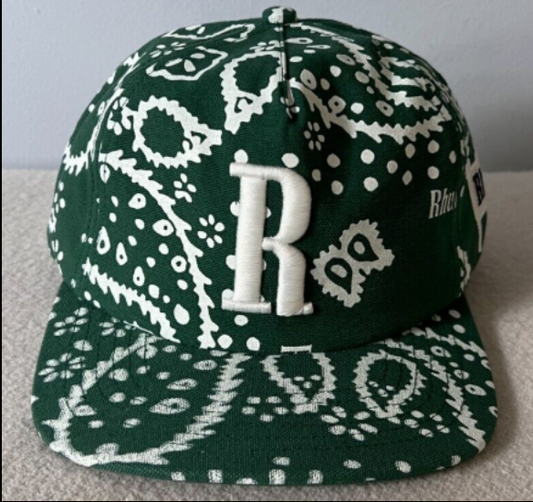 RHUDE Authentic Adjustable Rhepurposed Hat Green MSRP: $198.00 Brand New