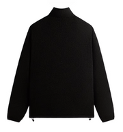 Kith Tweed Eric Quarter Zip Pullover Black Size Large Mens BRAND NEW