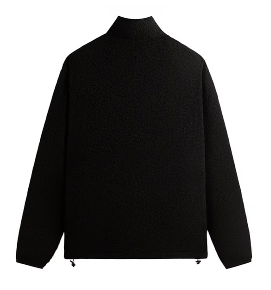 Kith Tweed Eric Quarter Zip Pullover Black Size Large Mens BRAND NEW