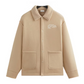 Kith Faux Shearling Long Sleeve Boxy Collared Overshirt - Stolid - SIze Small Mens BRAND NEW