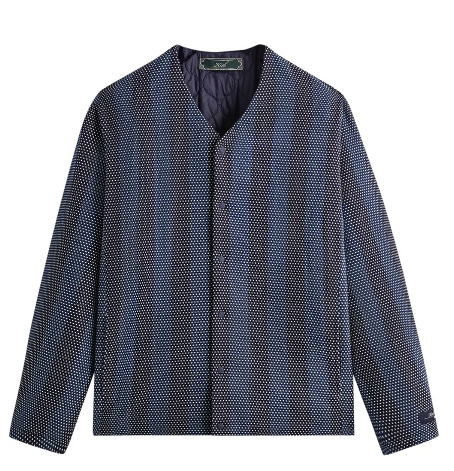 Kith Indigo Stitch Winfield Quilted Liner 'Nocturnal' Size XL Mens BRAND NEW