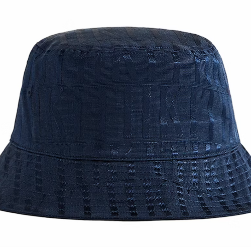 Kith Jacquard Faille Dawson Bucket Hat Nocturnal - Navy BRAND NEW