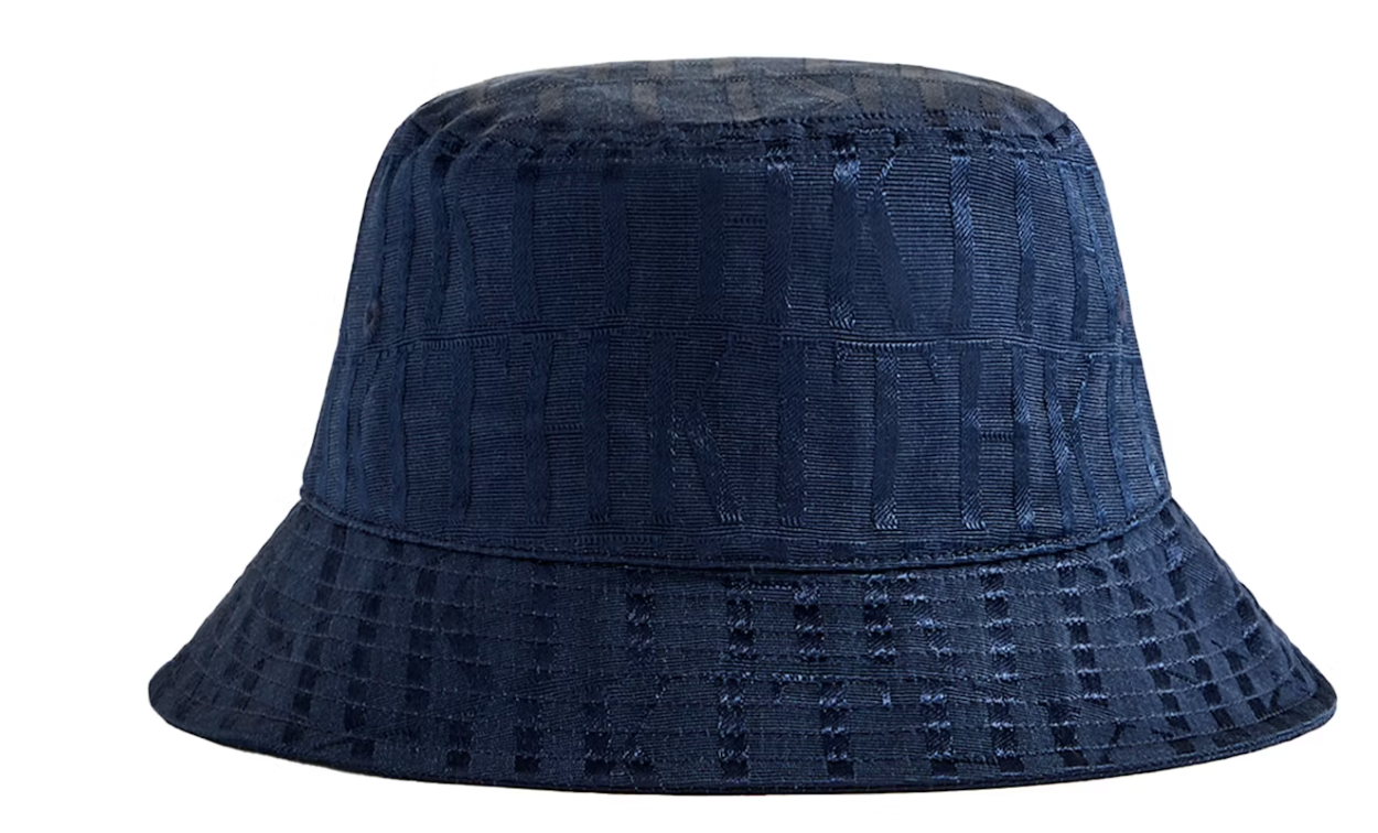Kith Jacquard Faille Dawson Bucket Hat Nocturnal - Navy BRAND NEW