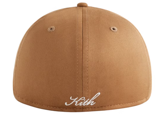 Kith New Era The New York Yankees Microsuede 59Fifty Low Profile Fitted Mesa Size 7 1/2 BRAND NEW